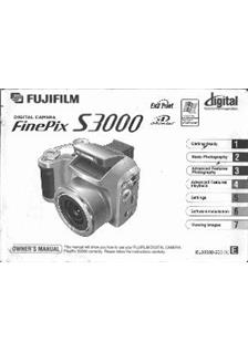 Fujifilm FinePix S3000 manual. Camera Instructions.